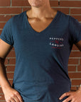 Pepper's Landing Logo V-neck Tee shirt